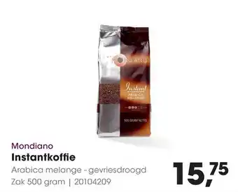 HANOS Mondiano Instantkoffie 500g aanbieding