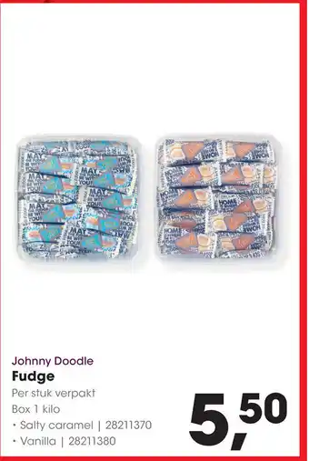 HANOS Johnny Doodle Fudge aanbieding