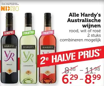 Coop Alle hardy's australische wijnen aanbieding