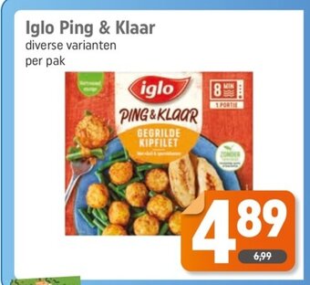 Dagwinkel Iglo Ping & Klaar aanbieding