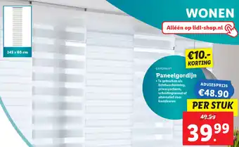 Lidl Paneelgordin aanbieding