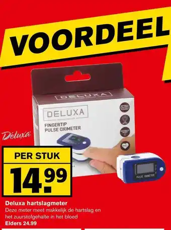 Hoogvliet Deluxa hartslagmeter aanbieding