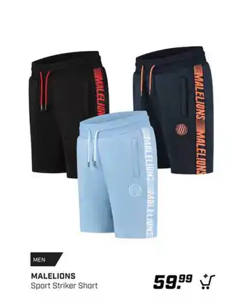 Daka Sport Malelions Sport Striker Short aanbieding