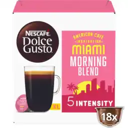 Koffievoordeel.nl Dolce gusto - miami morning blend - 18 cups aanbieding