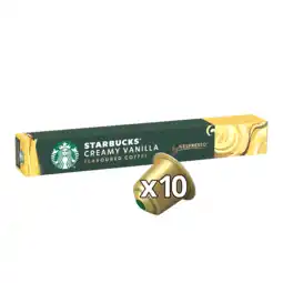 Koffievoordeel.nl Starbucks - creamy vanilla - 10 cups aanbieding