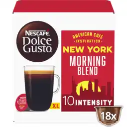 Koffievoordeel.nl Dolce gusto - new york morning blend - 18 cups aanbieding