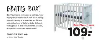 Baby-Dump Box fleur aanbieding