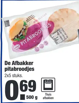 ALDI De Afbakker pitabroodjes aanbieding