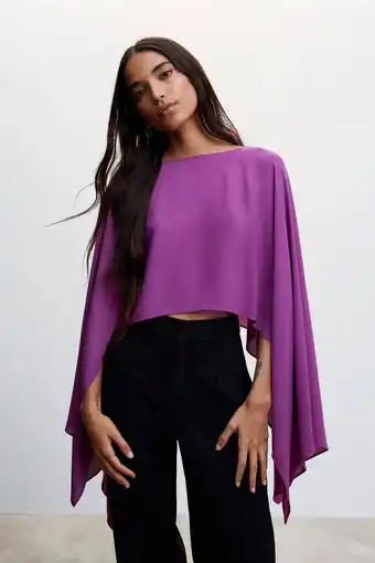 Wehkamp Mango top paars aanbieding