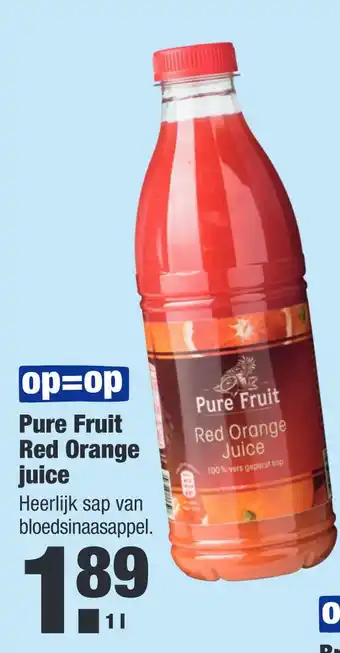 ALDI Pure Fruit Red Orange juice aanbieding