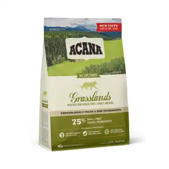 Welkoop Acana grasslands cat - kattenvoer - eend kip aanbieding