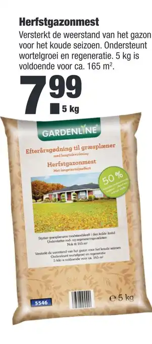 ALDI Herfstgazonmest aanbieding