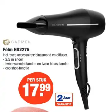 ALDI Föhn HD2275 aanbieding