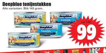 Dirk Deepblue tonijnstukken aanbieding