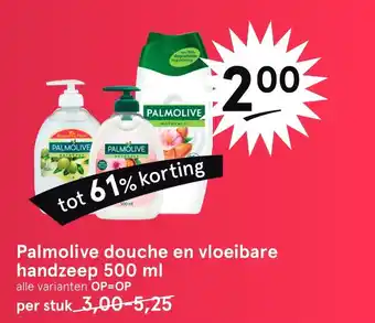 Etos Palmolive douche en vloeibare handzeep 500 ml aanbieding