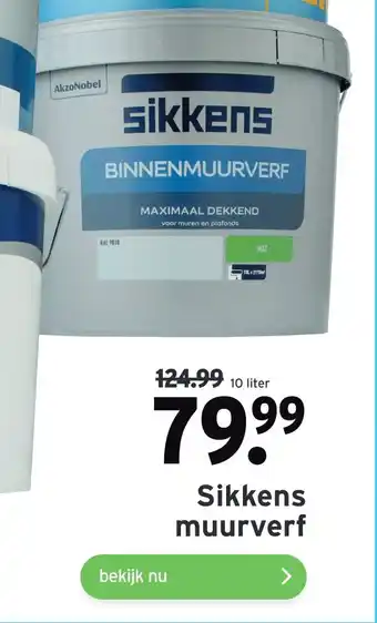 GAMMA Sikkens muurverf n aanbieding