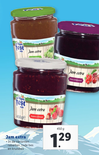 Lidl Jam extra aanbieding