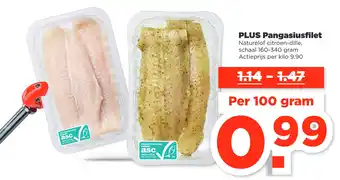 PLUS PLUS Pangasiusfilet aanbieding