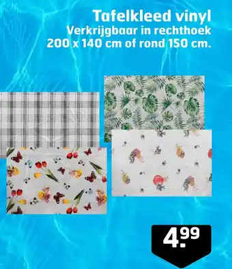 Trekpleister Tafelkleed vinyl aanbieding