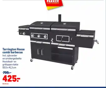 Makro Tarrington House combi barbecue 55,5 x 41,3 cm aanbieding