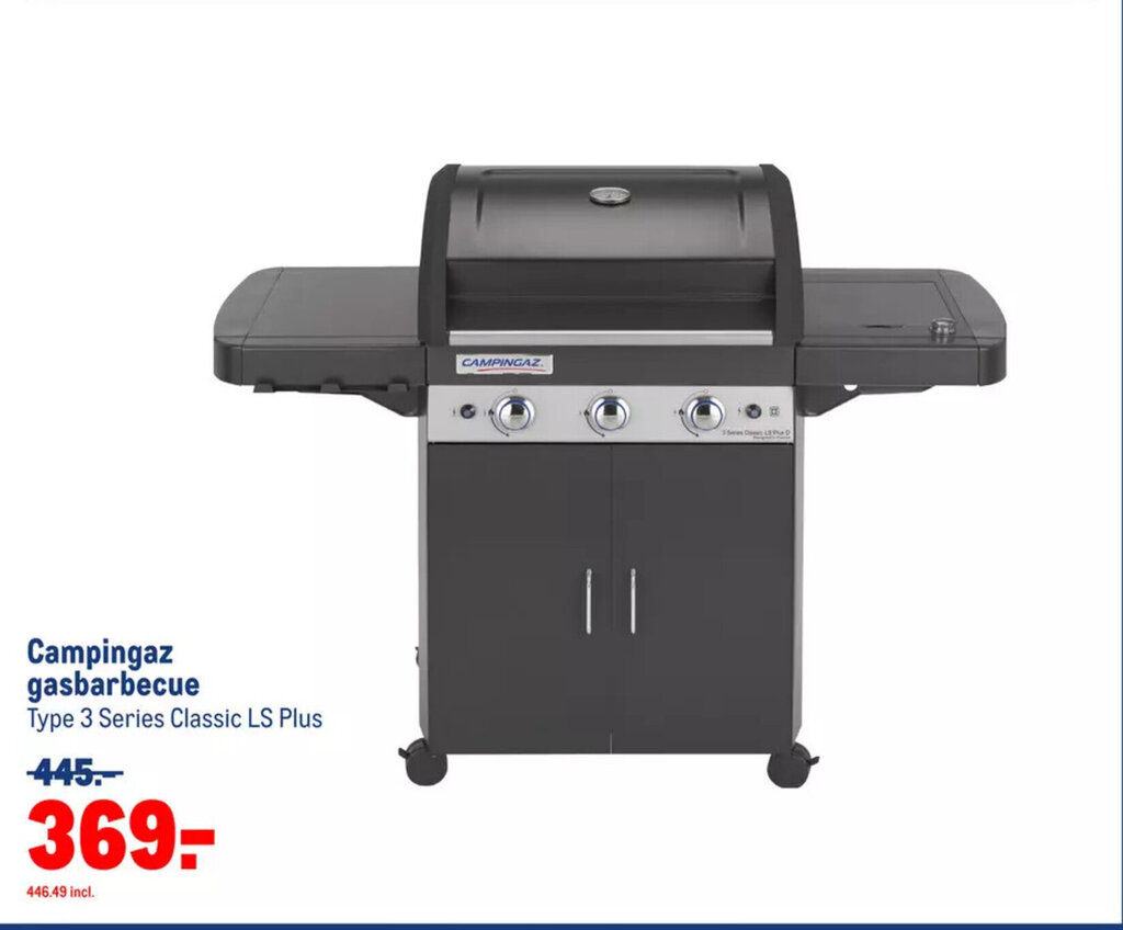 Campingaz gasbarbecue Type 3 Series Classic LS Plus aanbieding bij Makro