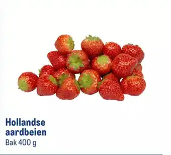 Makro Hollandse aardbeien Bak 400 g aanbieding