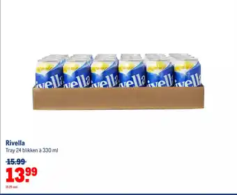 Makro Rivella Tray 24 blikken à 330 ml aanbieding