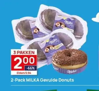 Butlon 2-Pack MILKA Gevulde Donuts aanbieding