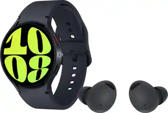 Coolblue Samsung galaxy watch 6 zwart 44mm + samsung galaxy buds 2 pro aanbieding