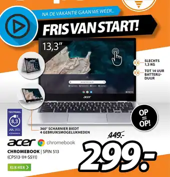 Expert ACER CHROMEBOOK Spin 513 (CP513-1H-S511) aanbieding