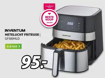 Expert INVENTUM Hetelucht Friteuse | GF500HLD aanbieding