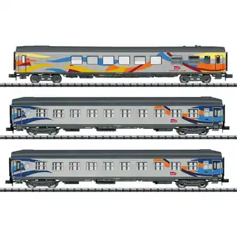 Conrad Minitrix t18210 sneltreinrijtuig set van 3 „croisière” van de sncf aanbieding