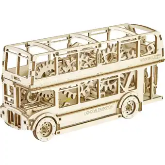 Conrad Wooden city 502326 houten bouwpakket londense dubbeldekker bus aanbieding