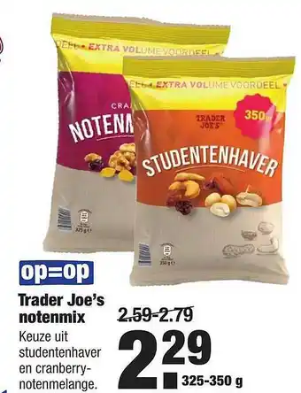 ALDI Trader joe's notenmix aanbieding