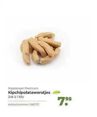 Bidfood Meatstreet premium kipchipolataworstjes aanbieding