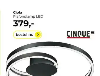 Lampidee Ciola plafondlamp led aanbieding