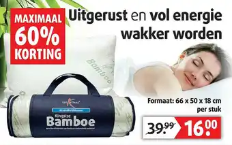 Lucovitaal Lucovitaal kingsize bamboe aanbieding