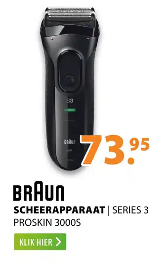 Expert BRAUN SCHEERAPPARAAT | SERIES 3 PROSKIN 300OS aanbieding