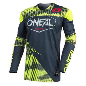 Decathlon Mayhem jersey covert houtskool/neon geel aanbieding