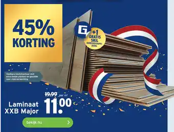 GAMMA Laminaat XXB Major aanbieding