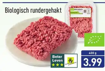 ALDI Biologisch rundergehakt 400g aanbieding