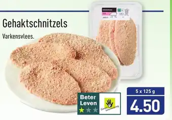ALDI Gehaktschnitzels 5*125g aanbieding