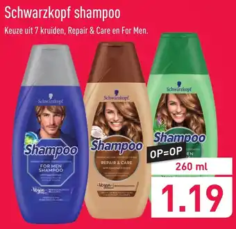 ALDI Schwarzkopf schampoo 260ml aanbieding