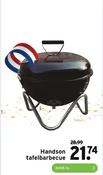 GAMMA Handson tafelbarbecue aanbieding