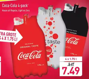 ALDI Coca-Cola 4*1.75L aanbieding