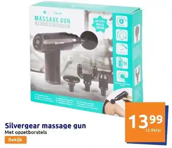 Action Silvergear massage gun aanbieding