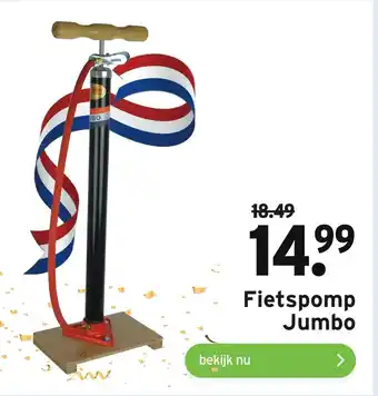 GAMMA Fietspomp Jumbo aanbieding