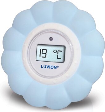Bol.com Luvion - bad/kamerthermometer - blauw aanbieding