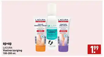 ALDI LACURA Voetverzorging 100-200 ml. aanbieding