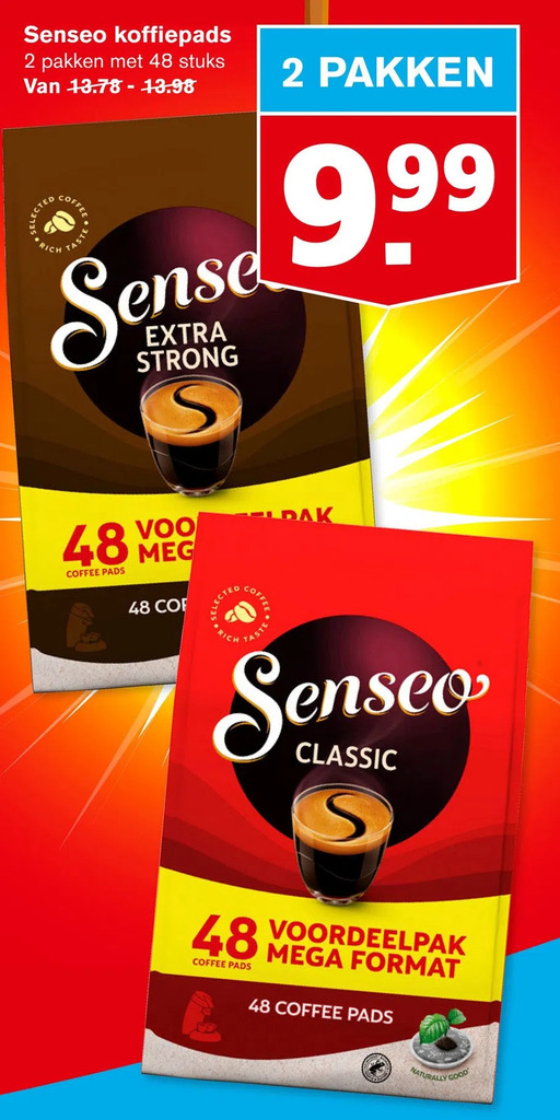 Senseo koffiepads aanbieding bij Hoogvliet